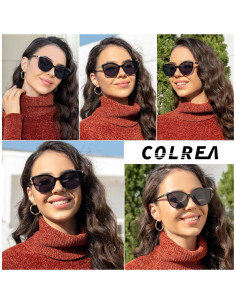 Gafas de sol estilo gato Colrea UV400 para mujeres 2