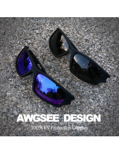 Gafas de sol deportivas AWGSEE polarizadas 100% UV paquete 2 2