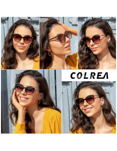 Gafas de sol estilo gato Colrea UV400 para mujeres 2