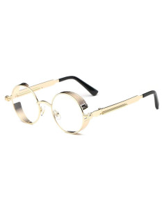 Gafas de Sol Redondas Dollger Metal UV400 Estilo Retro