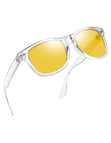 Gafas de sol Joopin cuadradas amarillas UV400 unisex