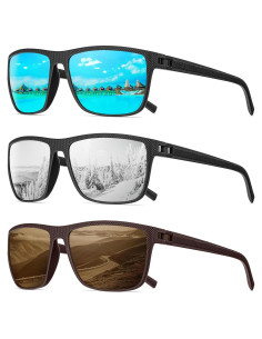 Gafas de sol QALLY polarizadas UV400 para hombres