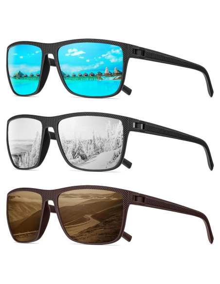 Gafas de sol QALLY polarizadas UV400 para hombres