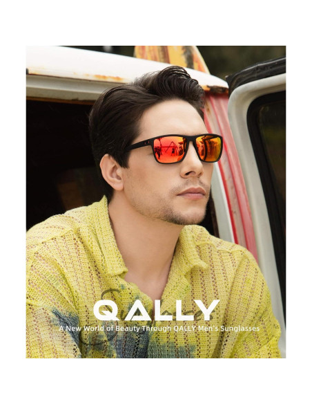 Gafas de Sol Polarizadas QALLY para Hombres UV400