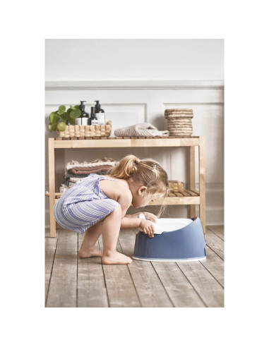 Orinal Compacto BabyBjorn Smart Potty Azul Profundo
