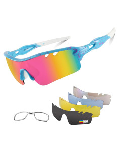 Gafas de sol deportivas BangLong con 5 lentes UV400