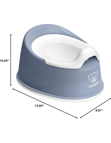 Orinal Compacto BabyBjorn Smart Potty Azul Profundo