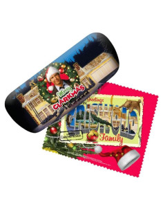 Estuche para Gafas Spoontiques Vacaciones Navideñas 15,24 cm