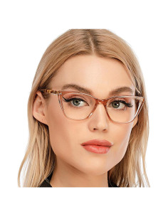 Gafas de Lectura AQWANO Ojo de Gato Champán 2.5x UV400