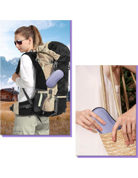 Funda de Gafas Fintie EVA Resistente con Mosquetón y Cierre