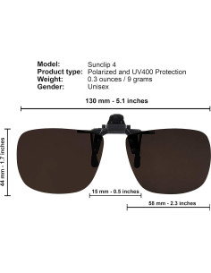 Gafas de sol clip Success Eyewear polarizadas para gafas 2