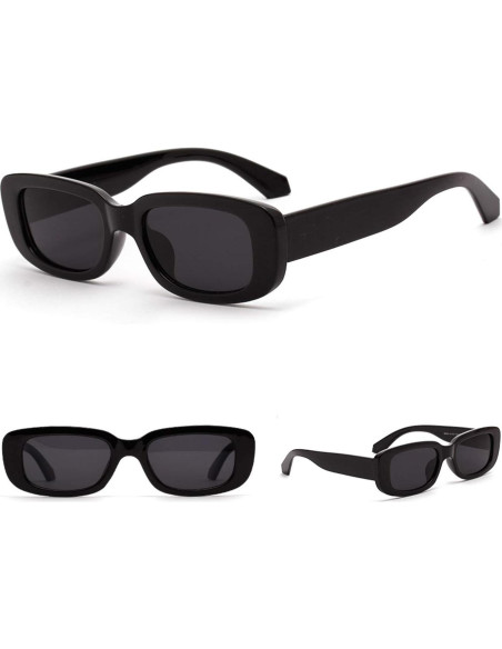 Gafas de sol rectangulares ADE WU unisex retro 90s UV400 Gafas de sol rectangulares ADE WU unisex retro 90s UV400