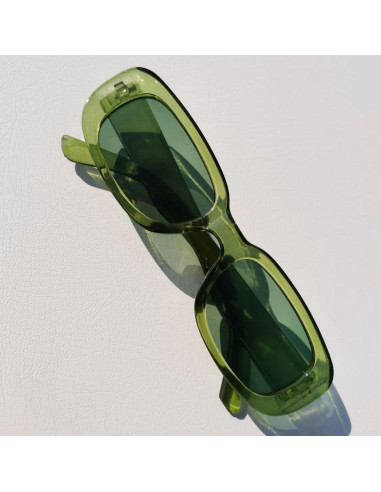 Gafas de sol rectangulares ADE WU unisex retro 90s UV400