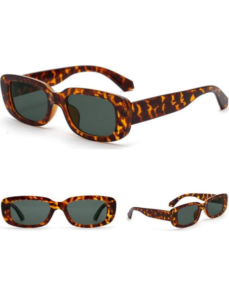 Gafas de sol rectangulares ADE WU unisex retro 90s UV400 Gafas de sol rectangulares ADE WU unisex retro 90s UV400