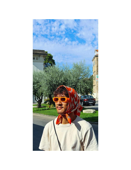 Gafas de sol rectangulares ADE WU unisex retro 90s UV400 Gafas de sol rectangulares ADE WU unisex retro 90s UV400