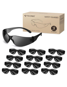 Gafas de Seguridad TICONN Transparentes Resistencia Rayones