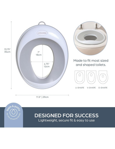 Asiento de Entrenamiento para Baño Dreambaby Antideslizante 36.83 cm
