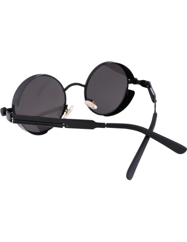 Gafas de Sol Retro Steampunk FEISEDY Metal Negro 4.83 cm