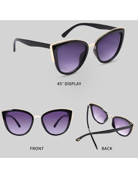 Gafas de sol OPTOFENDY estilo ojo de gato UV 99% protección