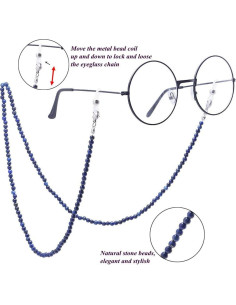 Cadena de Gafas KAI de Piedra Natural para Mujeres 2