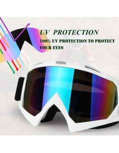 Gafas de ATV XYOP - Paquete de 2 - Lente UV400 Ajustable 2