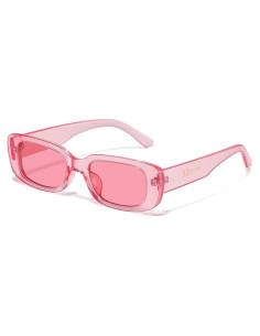 Gafas de Sol Rectangulares JASPIN UV400 Rosa Claro