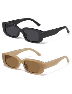 Gafas de Sol Rectangulares JASPIN UV400 Unisex Retro