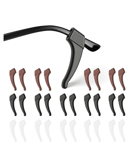 Ganchos de oreja antideslizantes SMARTTOP 16 pares silicona