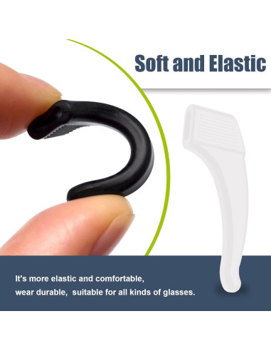 Ganchos de oreja antideslizantes SMARTTOP 16 pares silicona