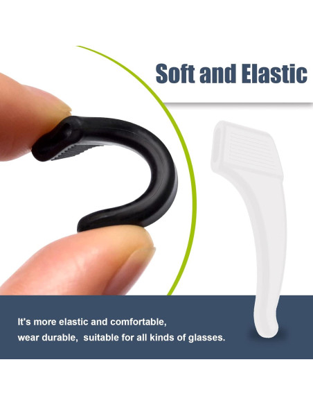 Ganchos de oreja antideslizantes SMARTTOP 16 pares silicona