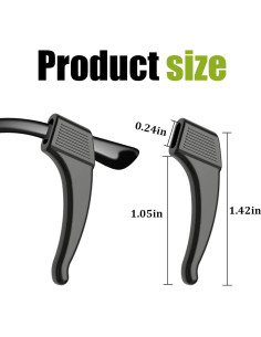 16 Pares Ganchos Antideslizantes Silicona para Gafas SMARTTOP 2