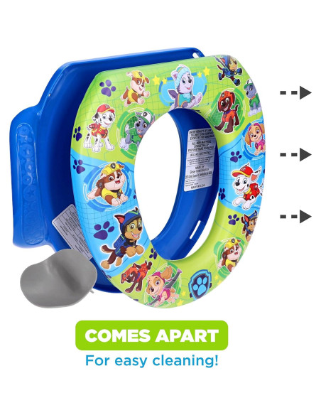 Asiento de Inodoro Suave Nickelodeon Misión Paw 34.29cm