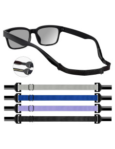 Correa Ajustable para Gafas KECHIO 24-34 cm 4 Piezas