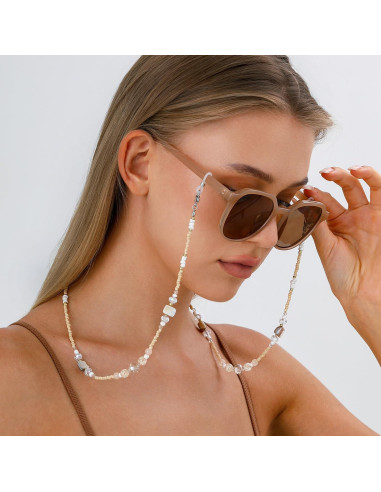 Cadena de Gafas ERNAULO con Perlas para Mujeres 73.66 cm