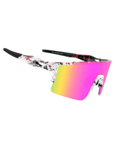 Gafas de sol OULAIQI para ciclismo con lentes intercambiables