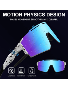 Gafas de sol OULAIQI Xq-550A para ciclismo UV400 2