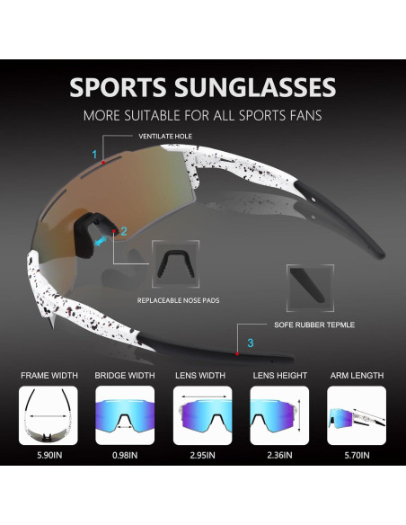 Gafas de sol OULAIQI Xq-550A para ciclismo UV400
