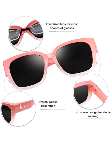 Gafas de Sol KANASTAL Polarizadas UV400 para Prescripción