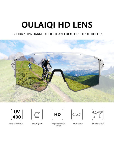Gafas de sol OULAIQI Xq-550A para ciclismo UV400