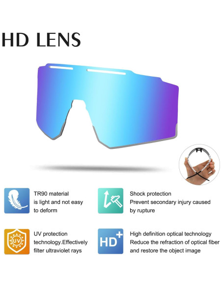 Gafas de sol OULAIQI Xq-550A para ciclismo UV400