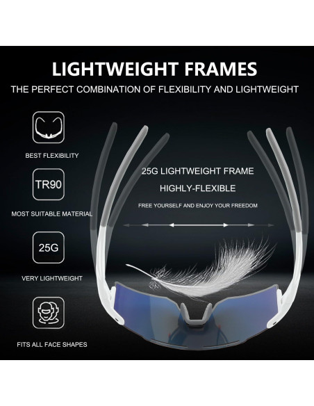 Gafas de sol OULAIQI Xq-550a para ciclismo y deportes