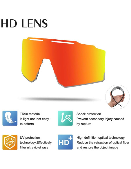 Gafas de sol OULAIQI Xq-550a para ciclismo y deportes