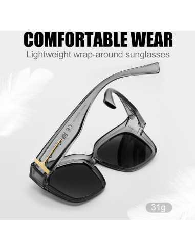 Gafas de Sol KANASTAL Polarizadas UV400 para Prescripción