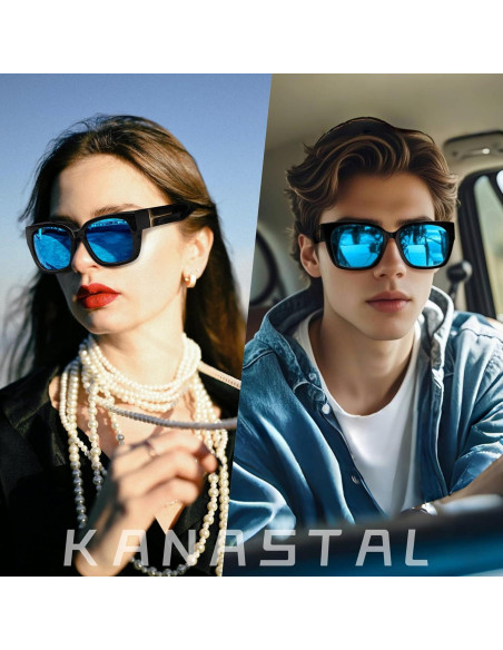 Gafas de Sol KANASTAL Polarizadas UV400 para Sobre Gafas