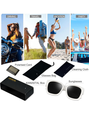 Gafas de Sol KANASTAL Polarizadas UV400 para Hombres y Mujeres