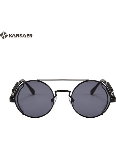 Gafas de sol Steampunk Karsaer Retro Redondas Metal