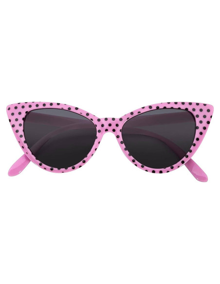 Gafas de sol Cateye para mujeres UV400 Rosa con puntos Gafas de sol Cateye para mujeres UV400 Rosa con puntos