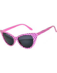 Gafas de sol Cateye para mujeres UV400 Rosa con puntos 2