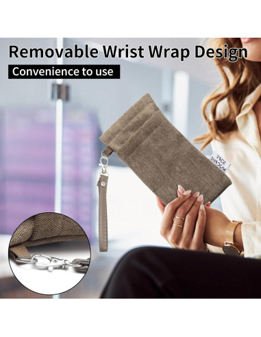 Estuche para Gafas Face Shadow Doble Cristal Marrón