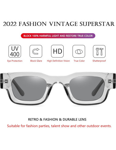 Gafas de sol polarizadas AIEYEZO retro unisex 44mm UV400